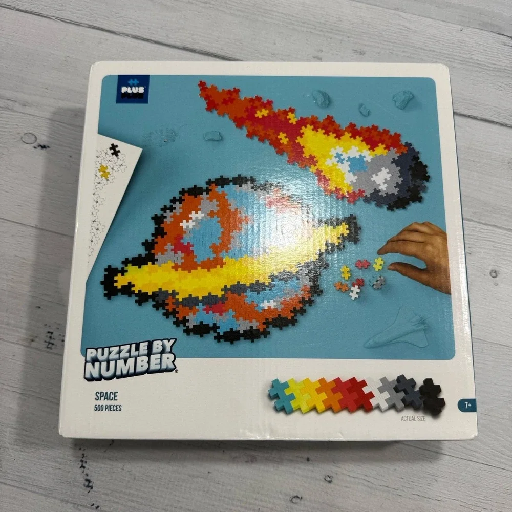 Plus plus puzzle by number space NEW